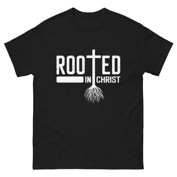 Rooted in Christ Adult T-Shirt - Image 4