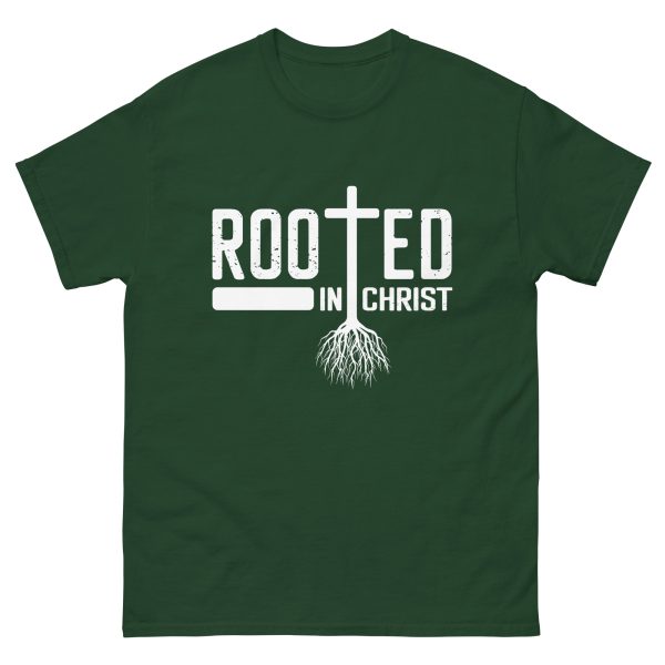 Rooted in Christ Adult T-Shirt - Image 9