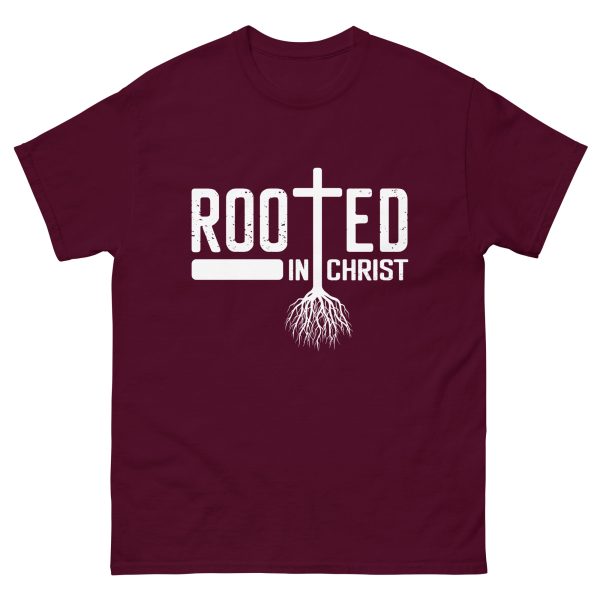 Rooted in Christ Adult T-Shirt - Image 2