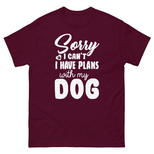 Dog Plans Adult Shirt - Image 2