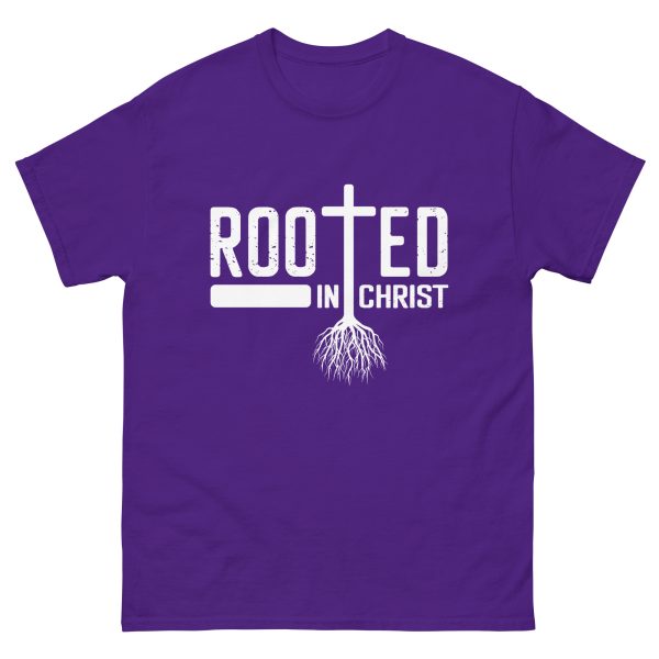 Rooted in Christ Adult T-Shirt - Image 7