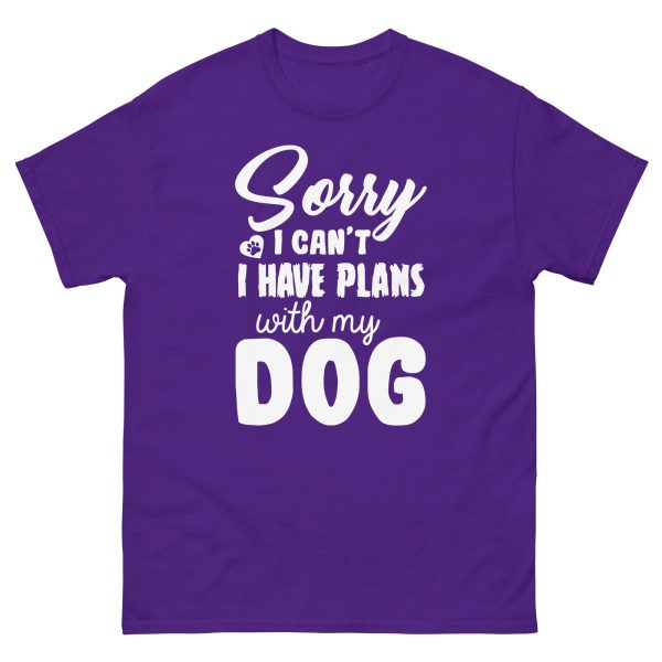 Dog Plans Adult Shirt - Image 7