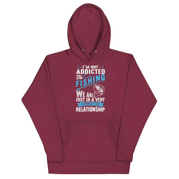 Addicated to Fishing Adult Hoodie - Image 5